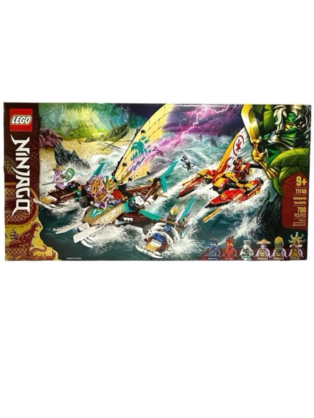LEGO Ninjago The Island Catamaran Sea‎ Battle 71748 Retired New Sealed